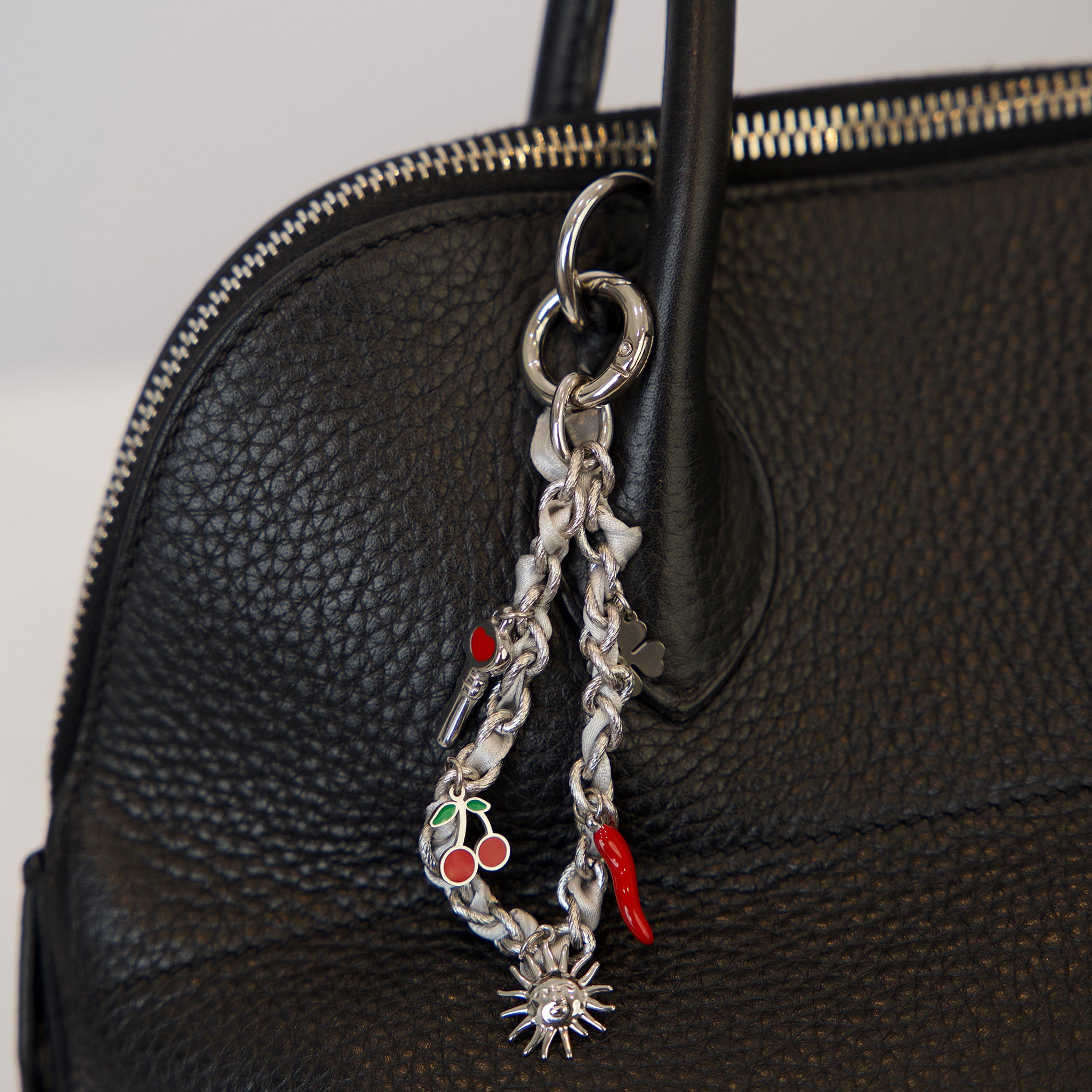 BIJOU DE SAC CHAINE LUCKY KEEP ARGENT